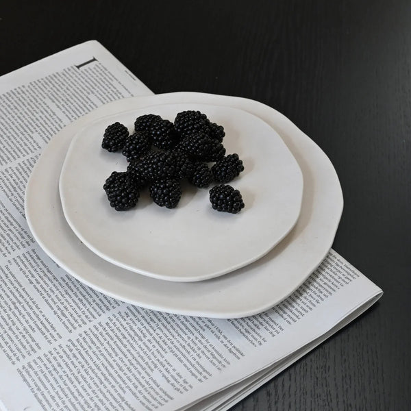 Native Lunch/Dessert Plate - Birch, 2 Pcs.