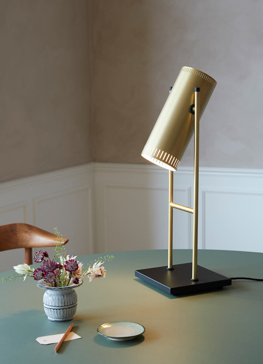 Trombone Table Lamp
